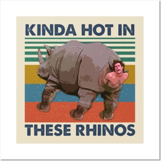 Retro Kinda Hot In These Rhinos Posters and Art